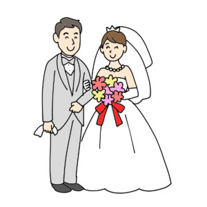 憧れの結婚式は4月に決定しました